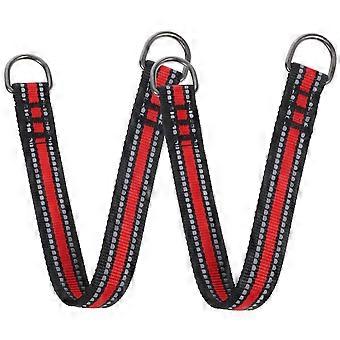 Heavy-Duty Safety Swing Set Hanging Rope 2Pcs Red Hammock Chair Straps