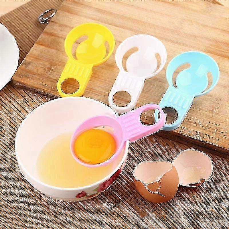 4pcs Egg Yolk Separator Tool with Sieve compatible with Cooking and Baking