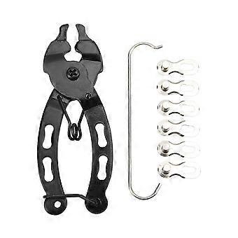 5 en 1 mini pince à chaîne de vélo 6/7/8 vitesses pince à maillons de vélo outil de réparation de maillon rapideYMQX)