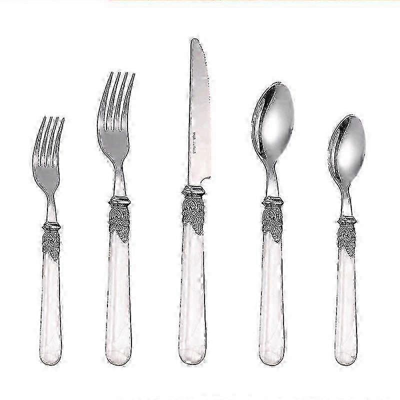 Rustproof Acrylic Handle Stainless Cutlery