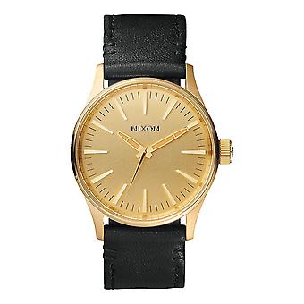 Nixon sentry reloj para Mujer Analógico de Cuarzo con brazalete de Piel de vaca A377513
