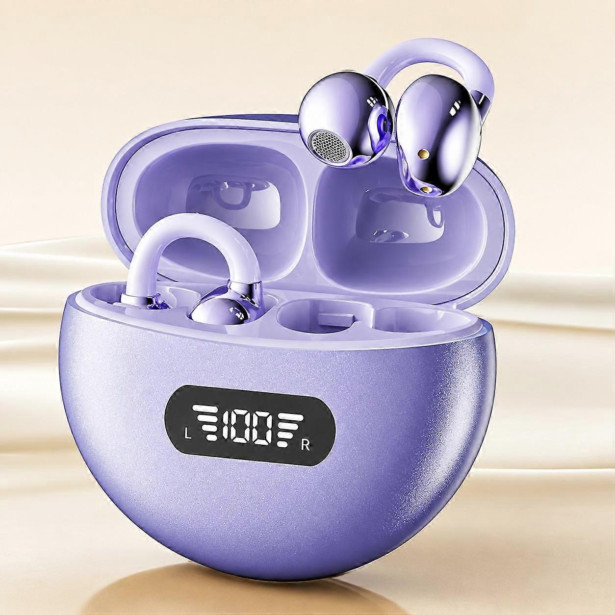 Bone Conduction Sports Digital Display Wireless Bluetooth Earphone