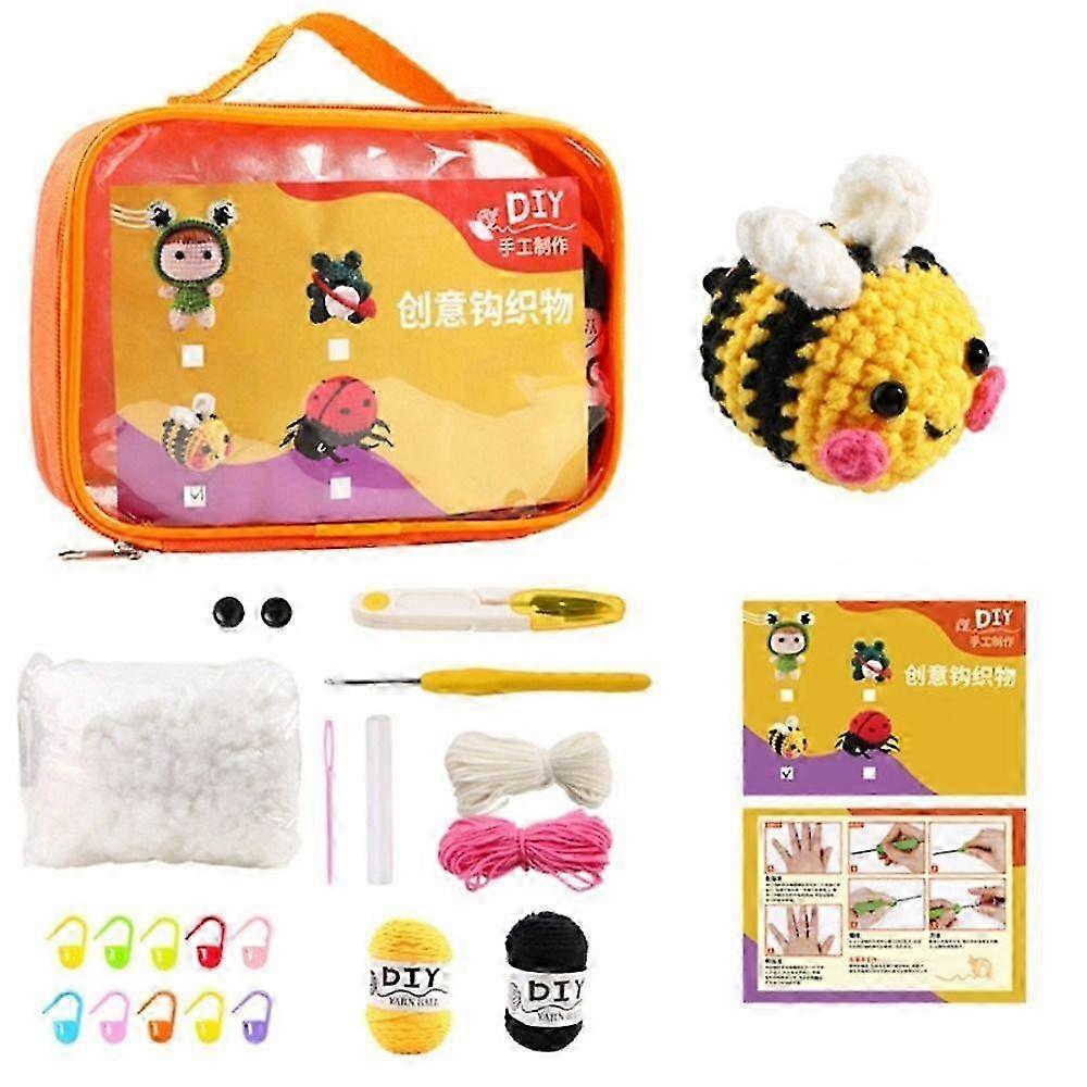 Beginner Penguin Crochet Kit Cotton Yarn