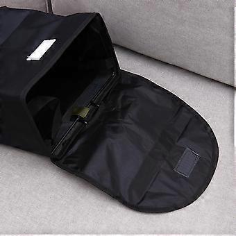 Bicycle Basket Canvas Foldable for Storage 1Pcs Front Hanging Carrier Bag Black