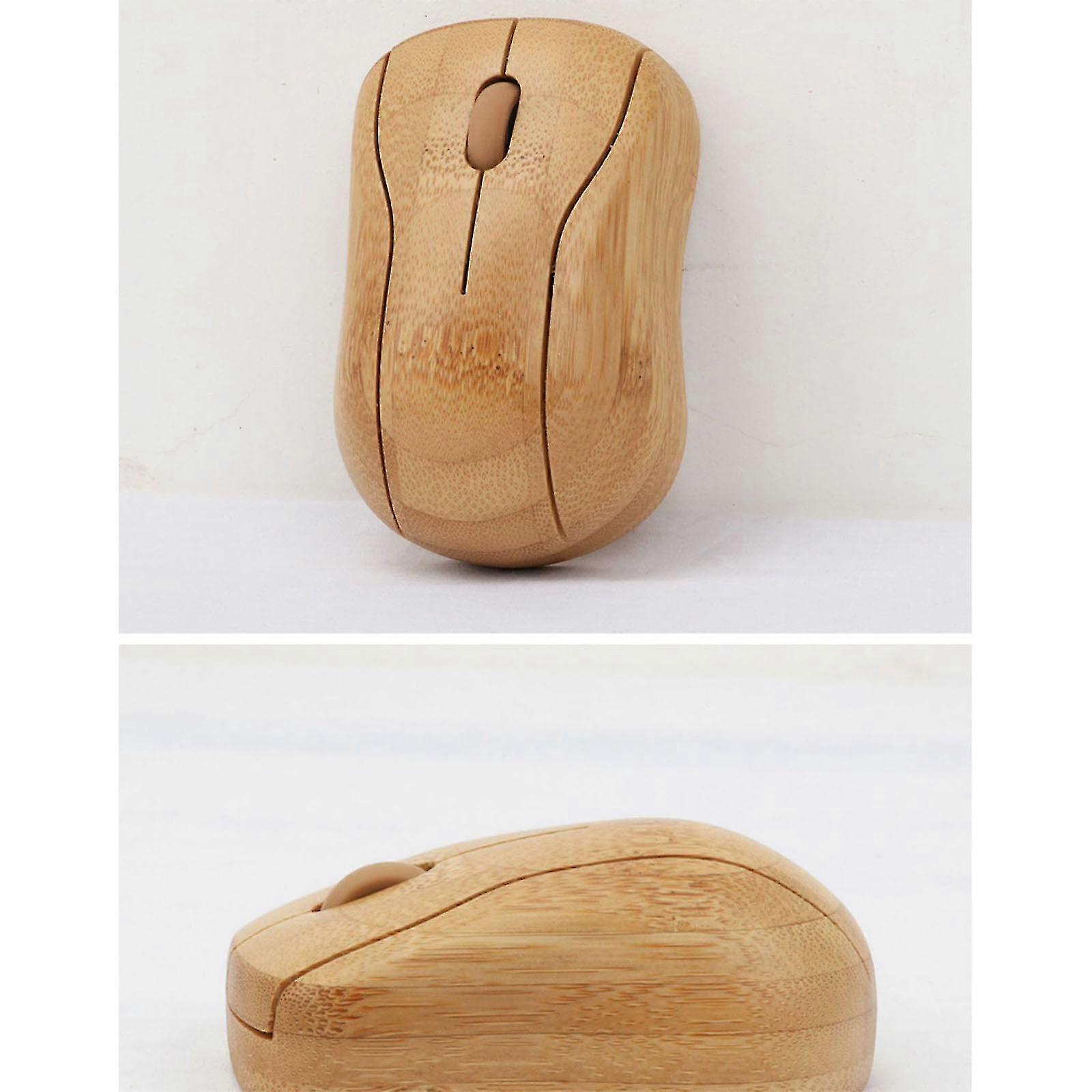 Wooden Ergonomic Wireless Mouse