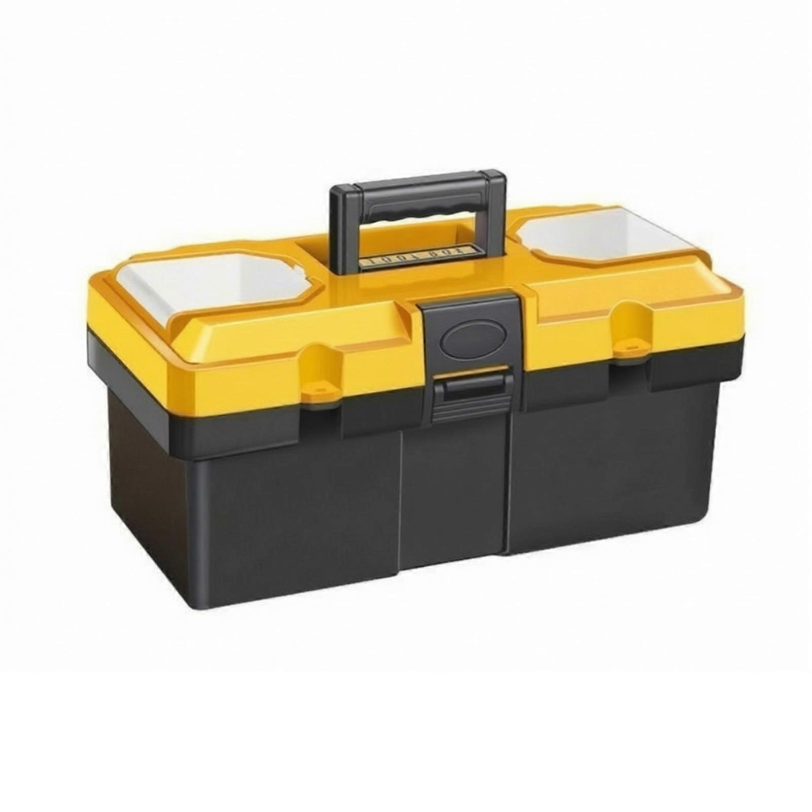Two-Layer Portable 2-Layer with Top Storage Compartment with Folding Carrying