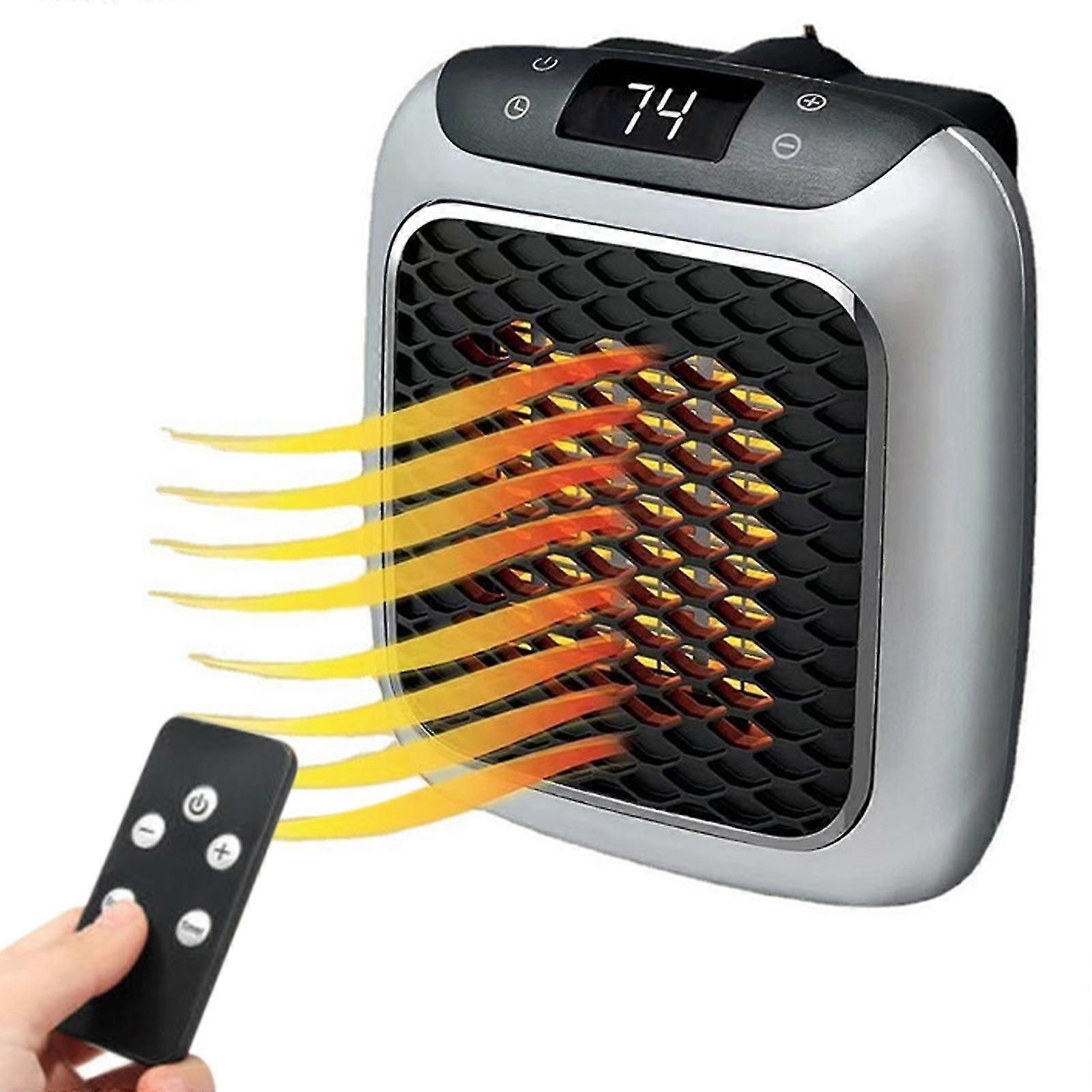 800W Quiet Ceramic Heater With Timer