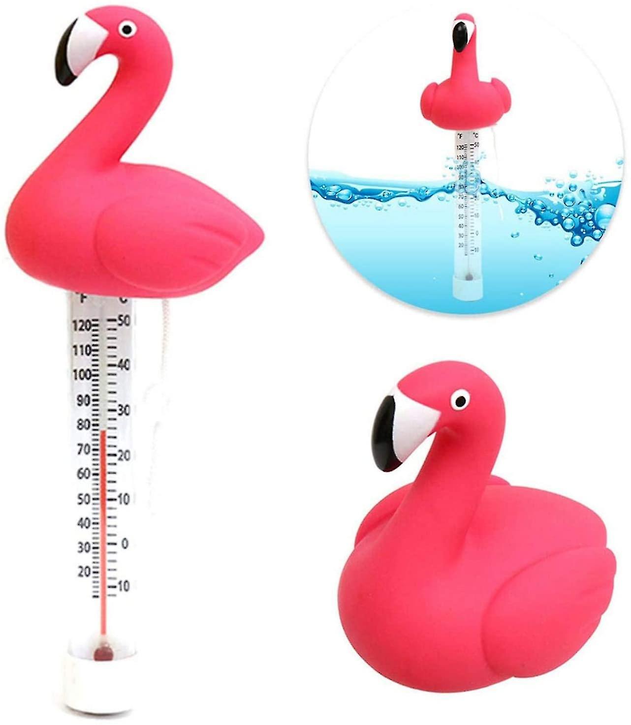 Flytande pooltermometer Flamingo Form För Simbassänger Spa Jacuzz