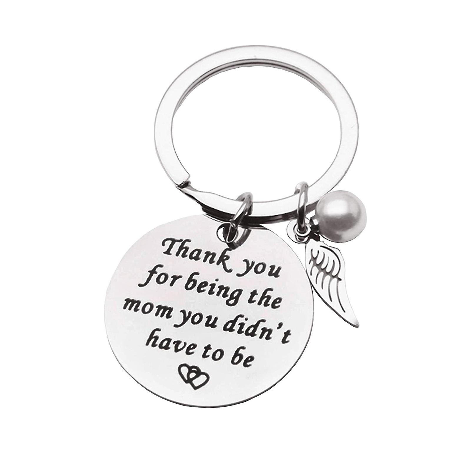 Warm Lettering Keychain Love Between Mother And Children For Mother Festive Present Gift