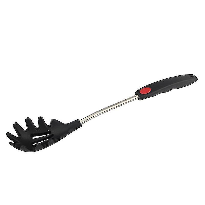Silicone Slotted Turner Spatula Heat Resistant Non-stick Ergonomically Grooved Handle Soft Grip