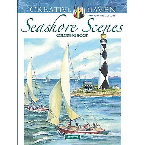 Creative Haven Seashore Scenes Coloring Book