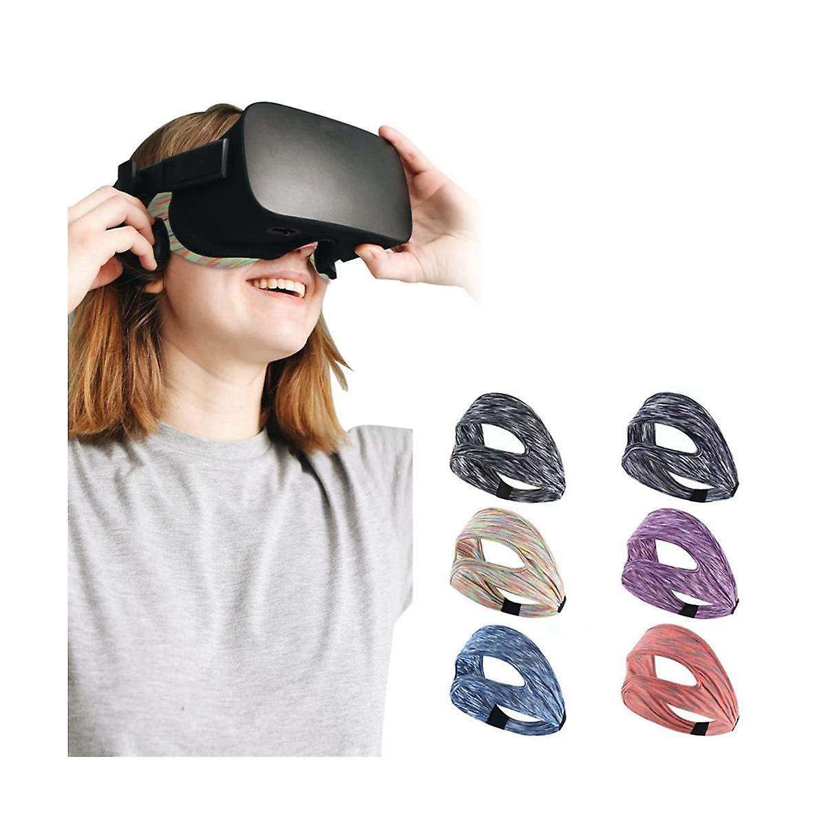 For VR Eye Mask Cover Breathable Sweat Band Virtual Reality Headset for Quest 2,Multicolor