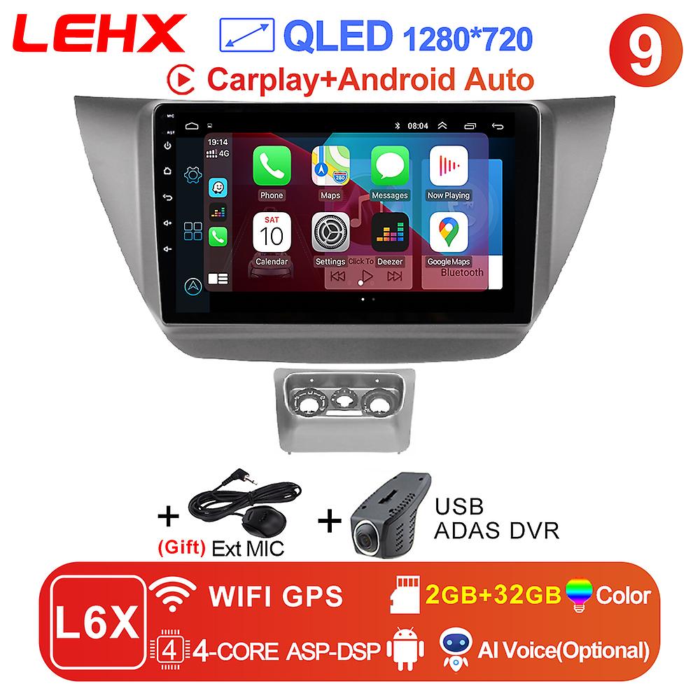Pro 8 Core Qled Dsp Car Radio Multimedia Player For Mitsubishi Lancer 9 Cs 2000-2010 2din Android 11 Carplay Stereo Gps