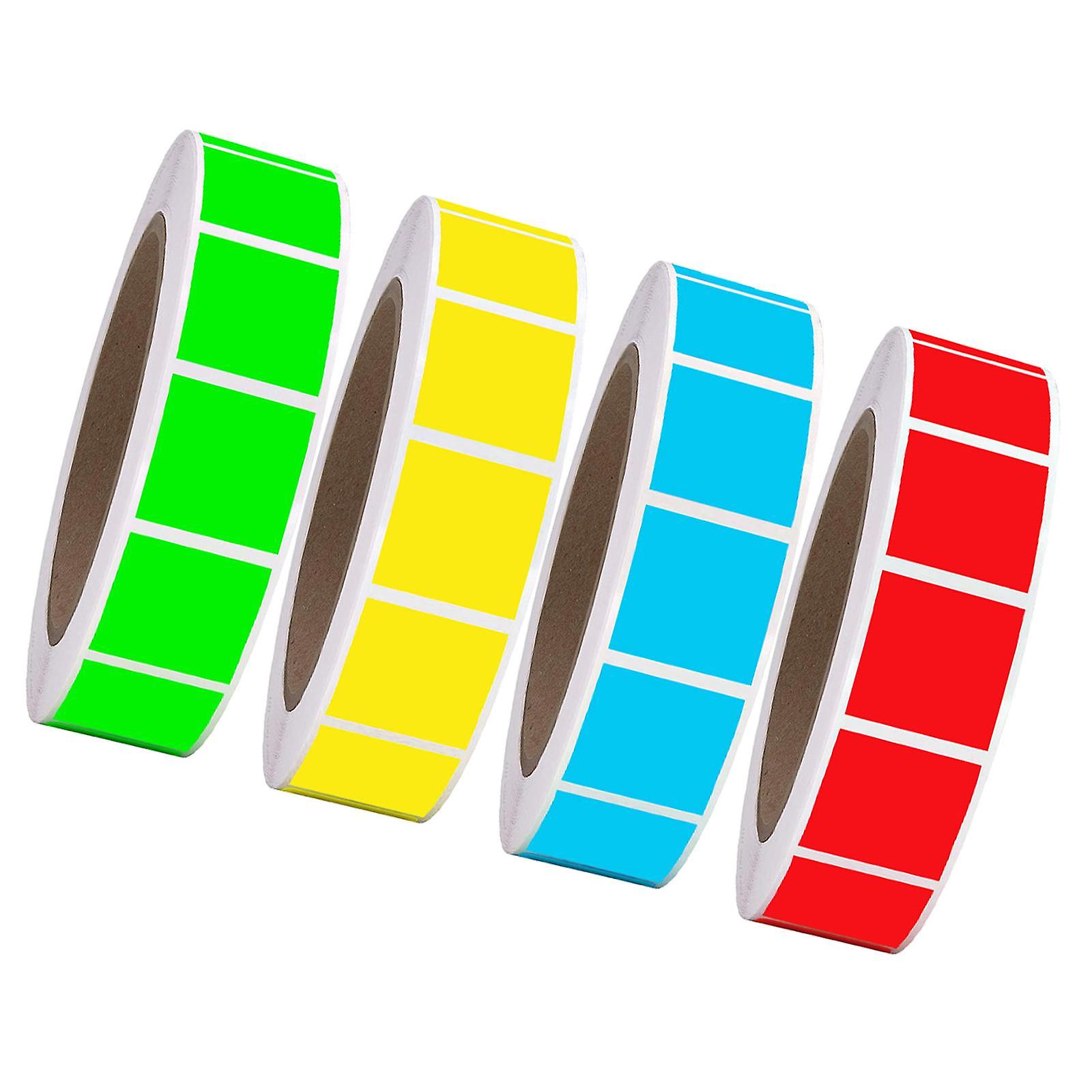 2000 Sheet Dot Labels Stickers Decals for Paper Scrapbook Student multicolor