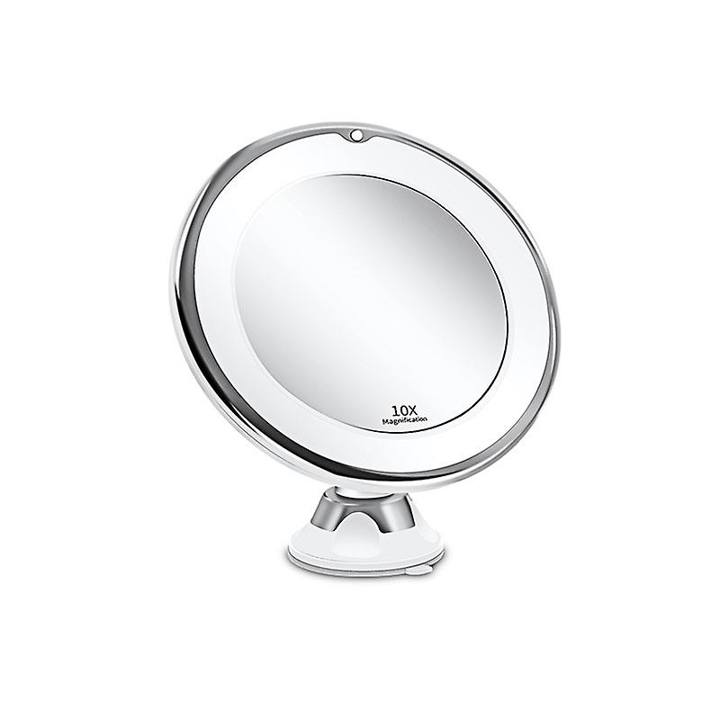 12cm Suction Cup Makeup Mirror with LED Fill Light
