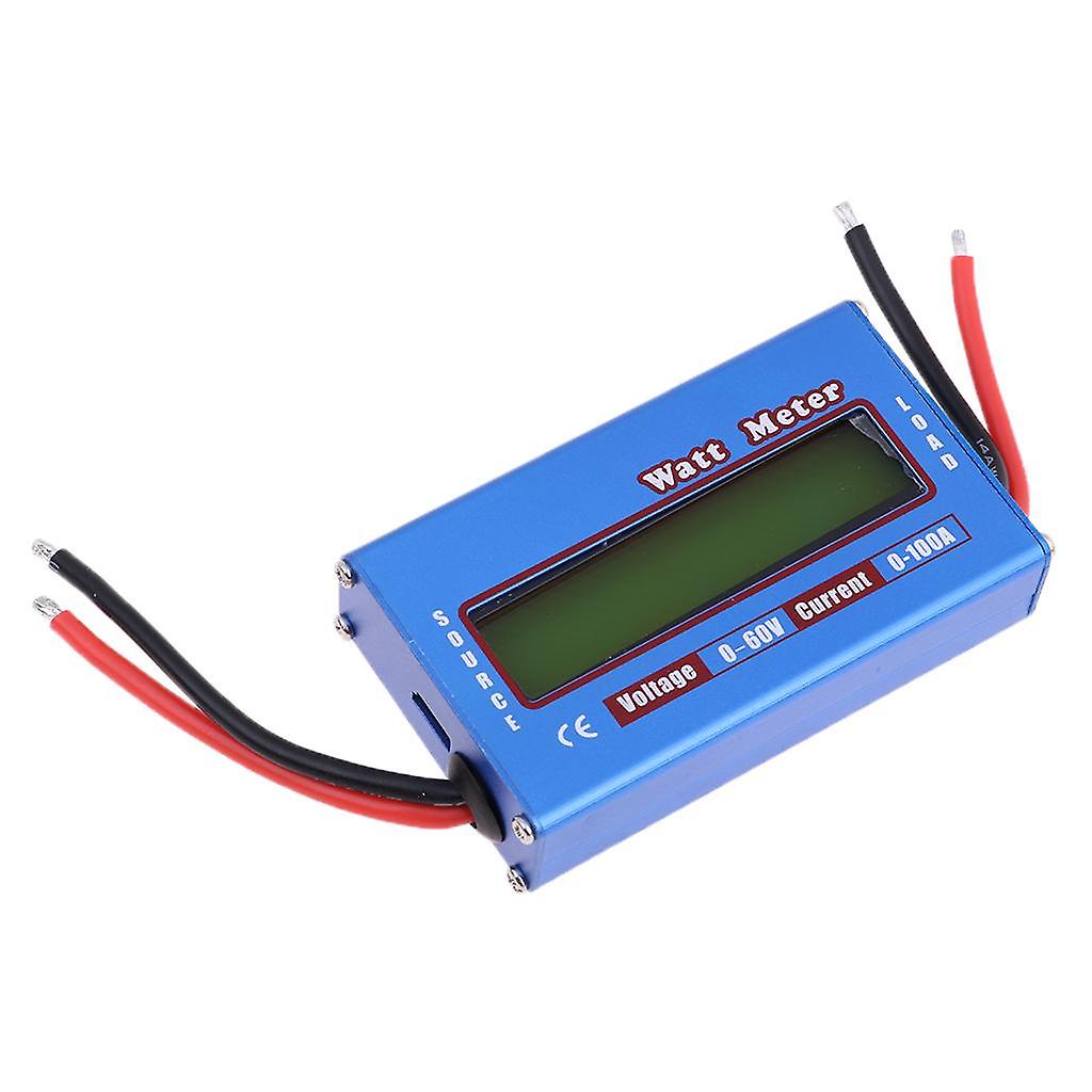 Digital LCD Battery 60V/100A Watt Meter Voltage Amp Monitor Power Analyzer