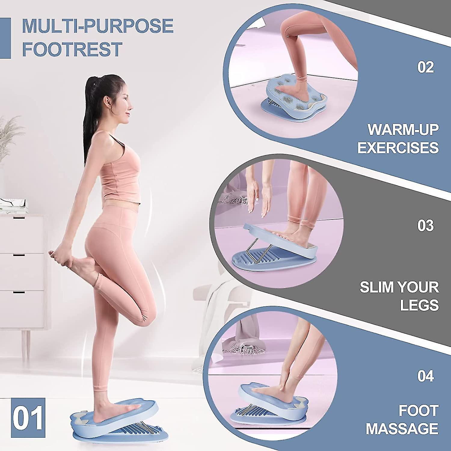 Calf Stretch Board Foam Calf Stretcher Adjustable Incline Angles Foot Stretching Board The Flex Slant Board