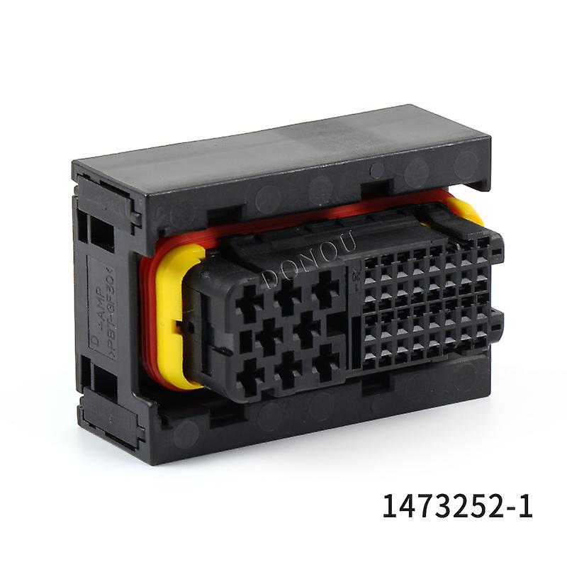 Te Type Automobile Waterproof Connector 40p Computer Ecu Plug With Back Cover 1473255-1 With Terminal 1473252-1