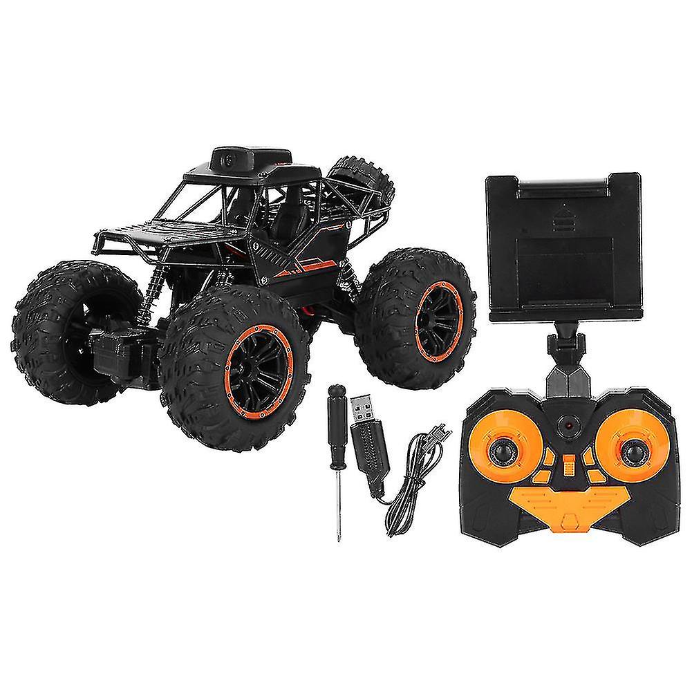 1:18 2.4G Remote Control Car Model Wifi Camera Children Kid Rc Vehicle Car Toy Black