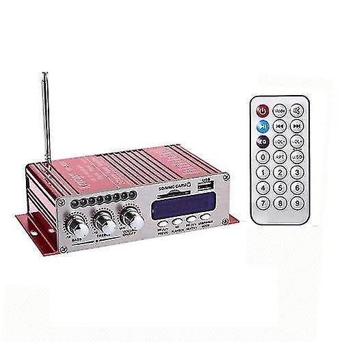 Remote Controls Mini Bt Stereo Audio Power Amplifier Portable Sound Amp With Remote Control For Home And Car