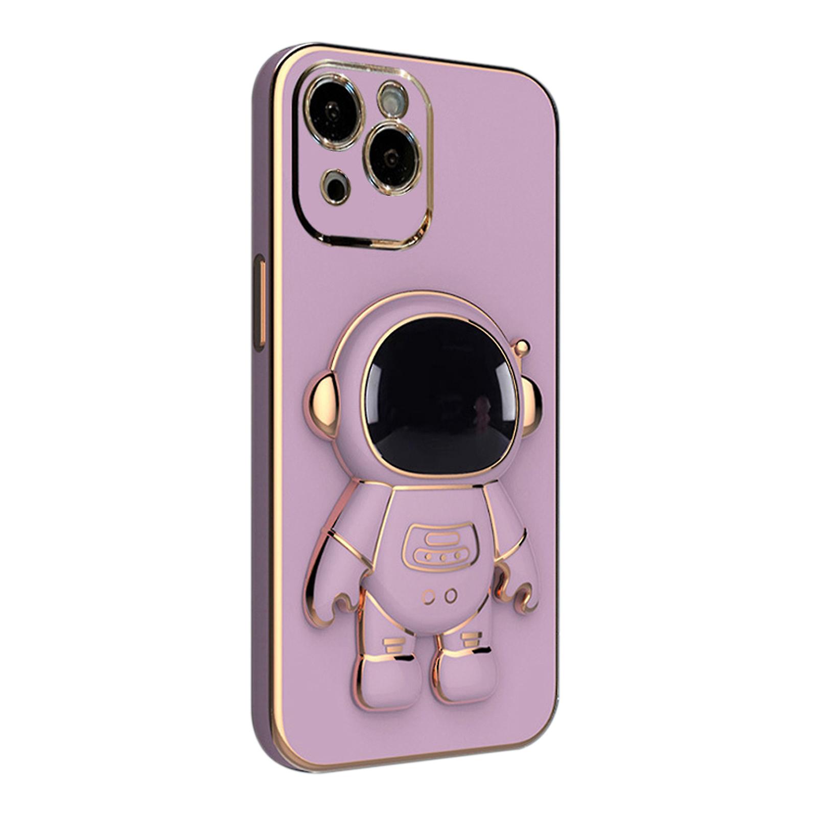 Phone Protective Case Foldable Camera Protector Multifunctional Astronaut Mobile Phone Cover with Stand for iPhone 14/Pro/Max (Plus)/Pro Max
