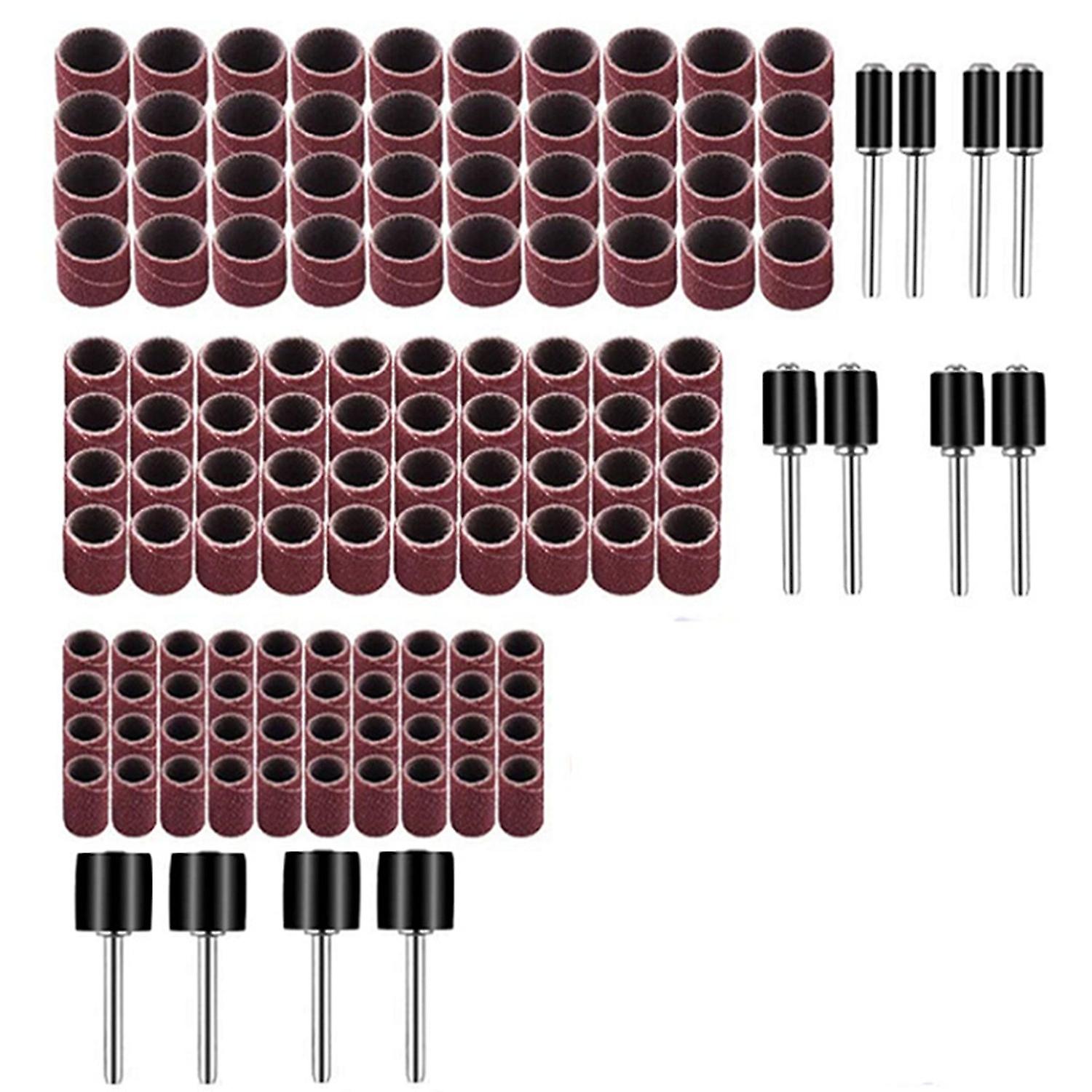 Ouzhan 132PC Frosted Drum Kit With Free Box for The Dremel Rotary Tool Electric Grinding