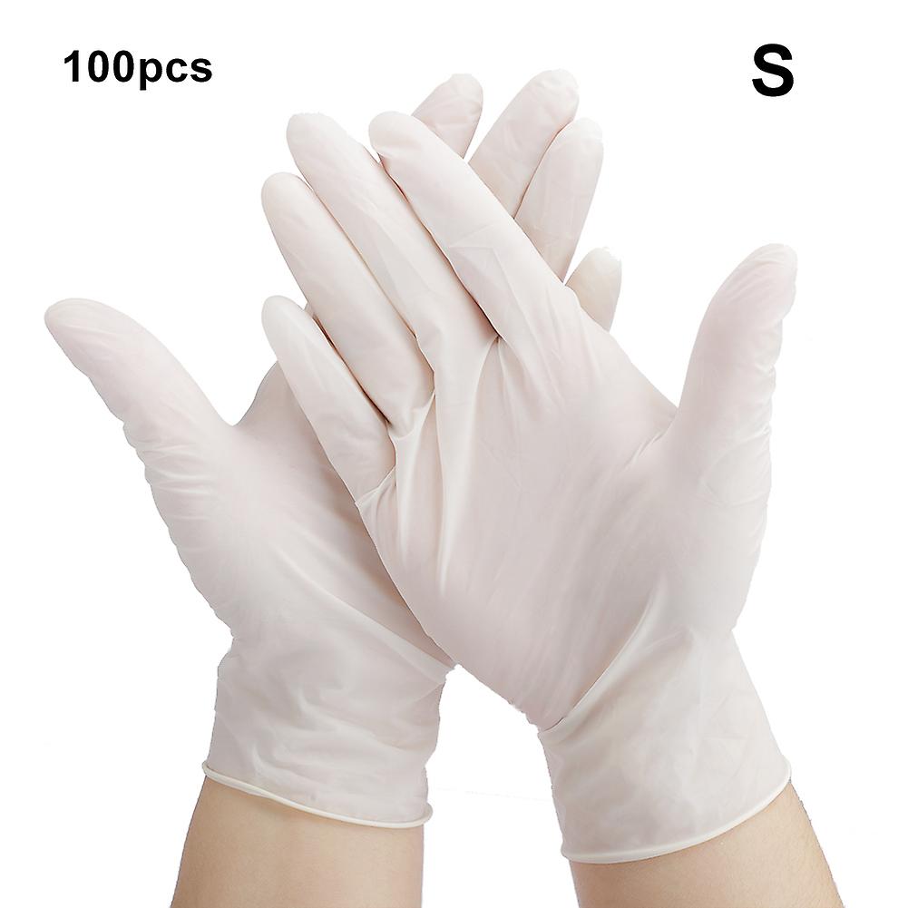 100pcs\/box Disposable Latex Gloves Hands Protection Elastic Gloves for Household CleaningS