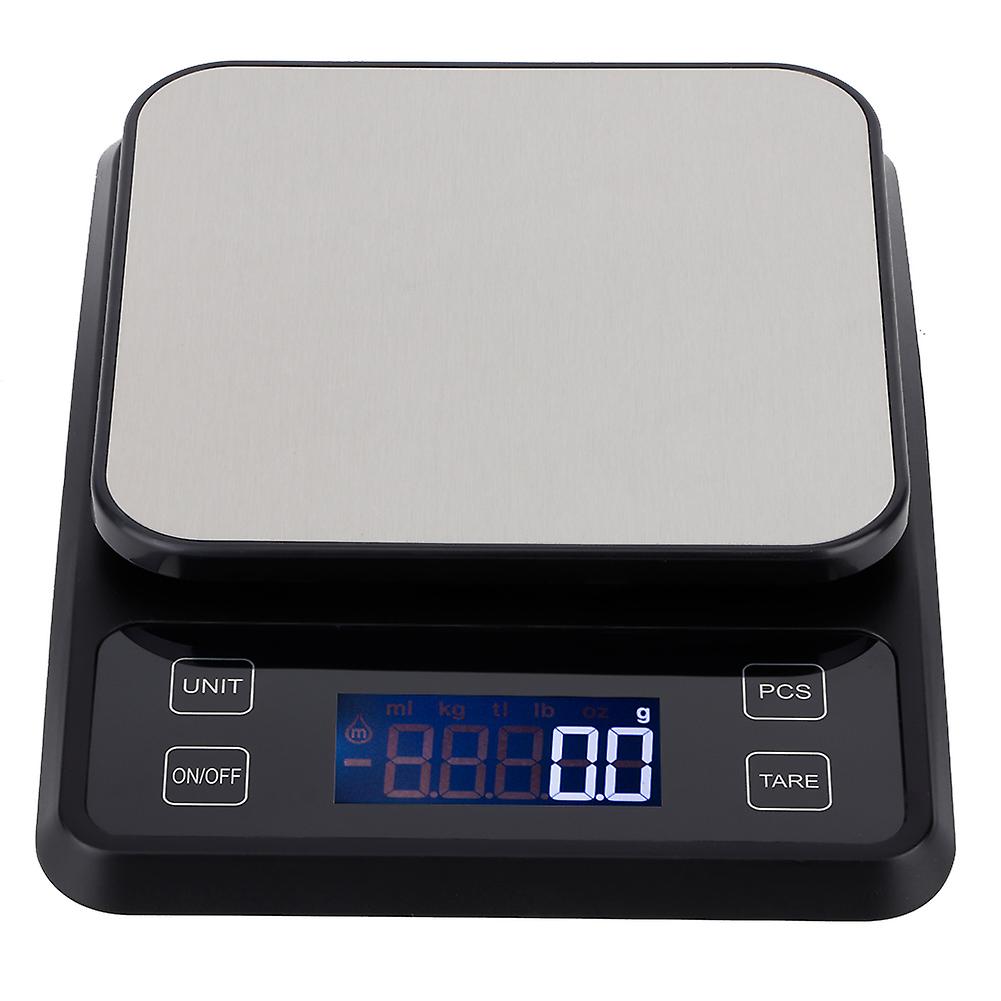 LCD Display Digital Kitchen Scale, High Precision Weighing for Cooking and Baking, Versatile Measurement Units Including g lb oz tl kg Water Milk Ml,