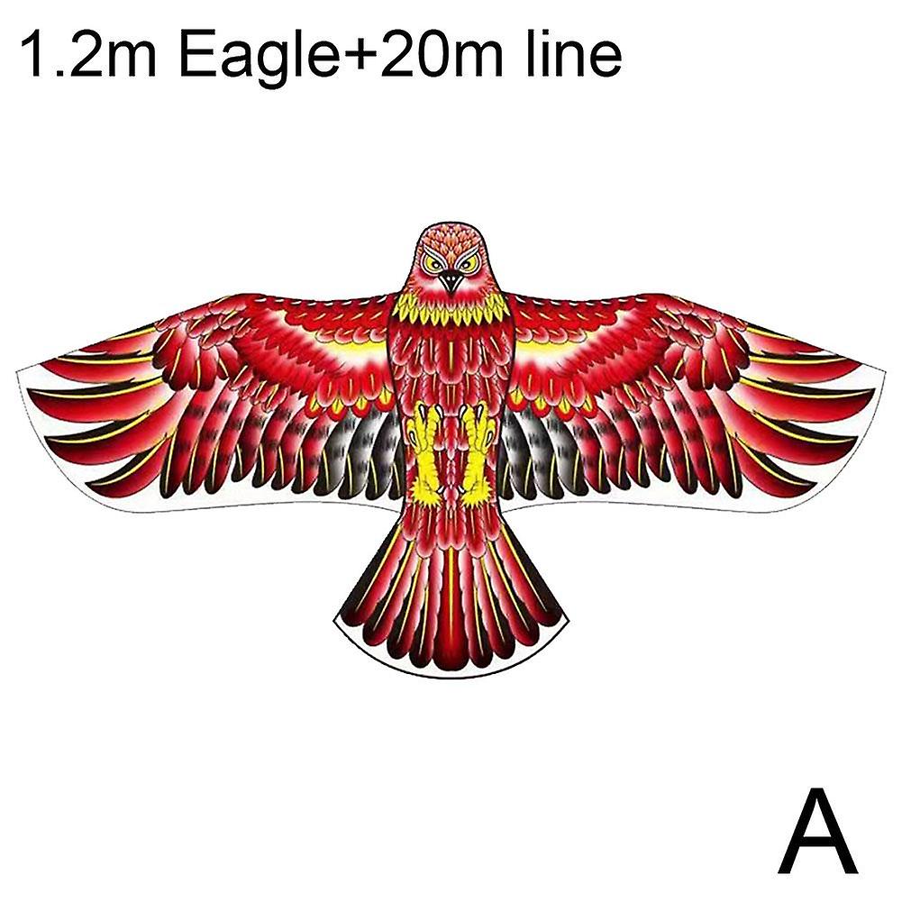 Flat Eagle Kite Big Fly Bird Kite For Children includes 20m kite line
