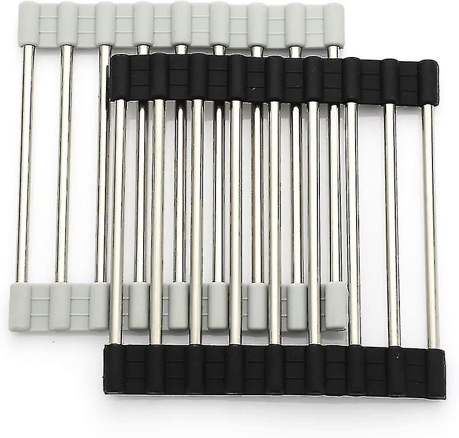 Roll Up Trivets Rack 304 Stainless Steel Multi-use Heat Resistant