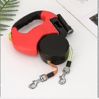 Smallbee Dual Retractable Dog Leash - Heavy Duty Double Headed Extendabl
