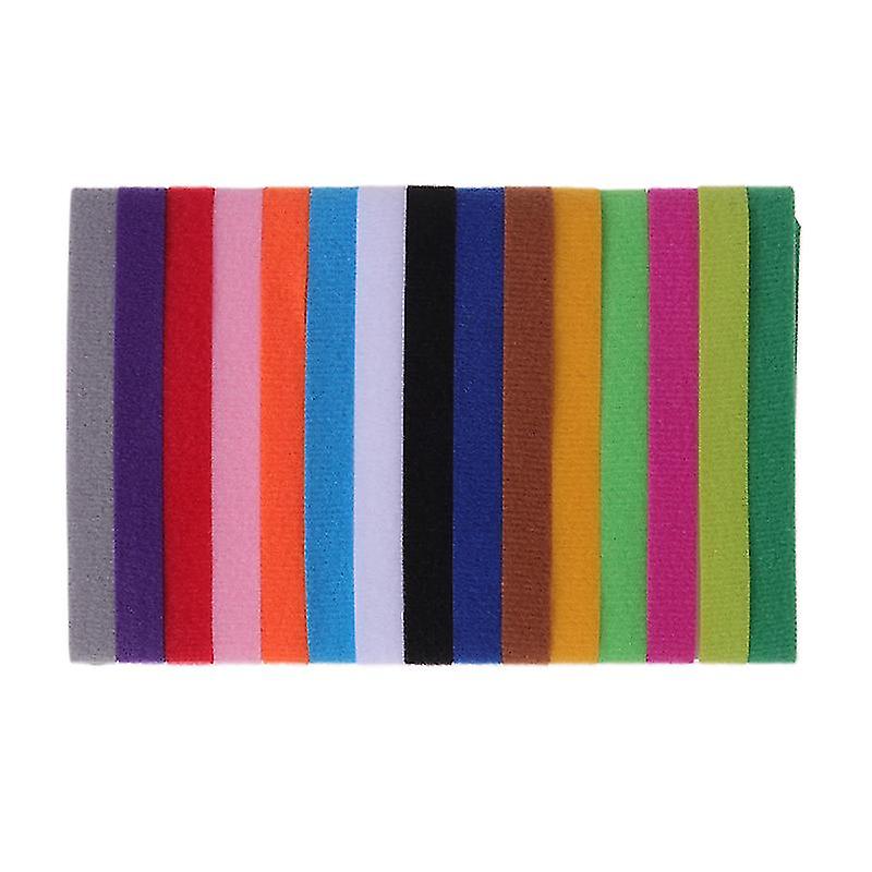 15pcs Adhesive Solid Color Collar