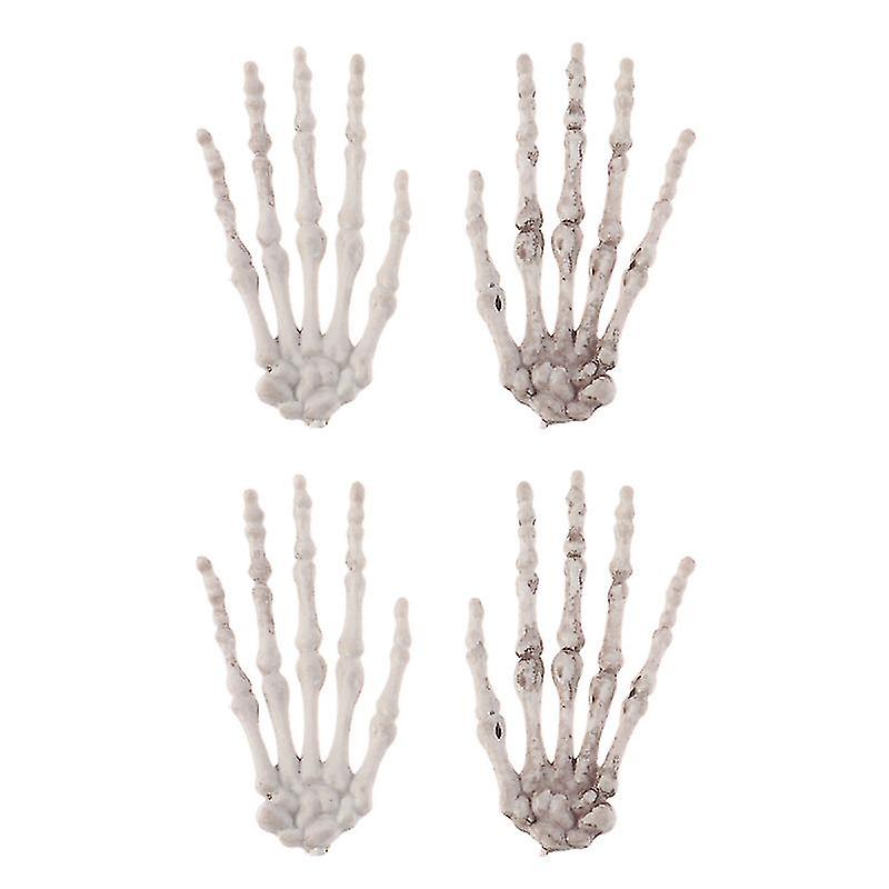 2pair Halloween Skeleton Hand For Halloween Decor