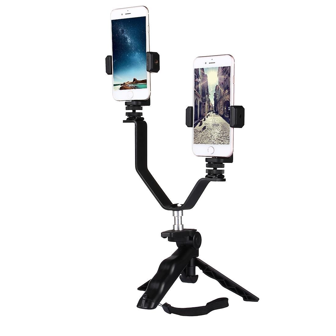 Smartphone Live Broadcast Bracket Grip Folding Tripod Kits