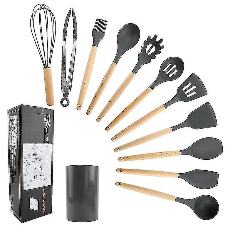 Set Of 11 Silicone Chenware Utensil Set Box Pl-598