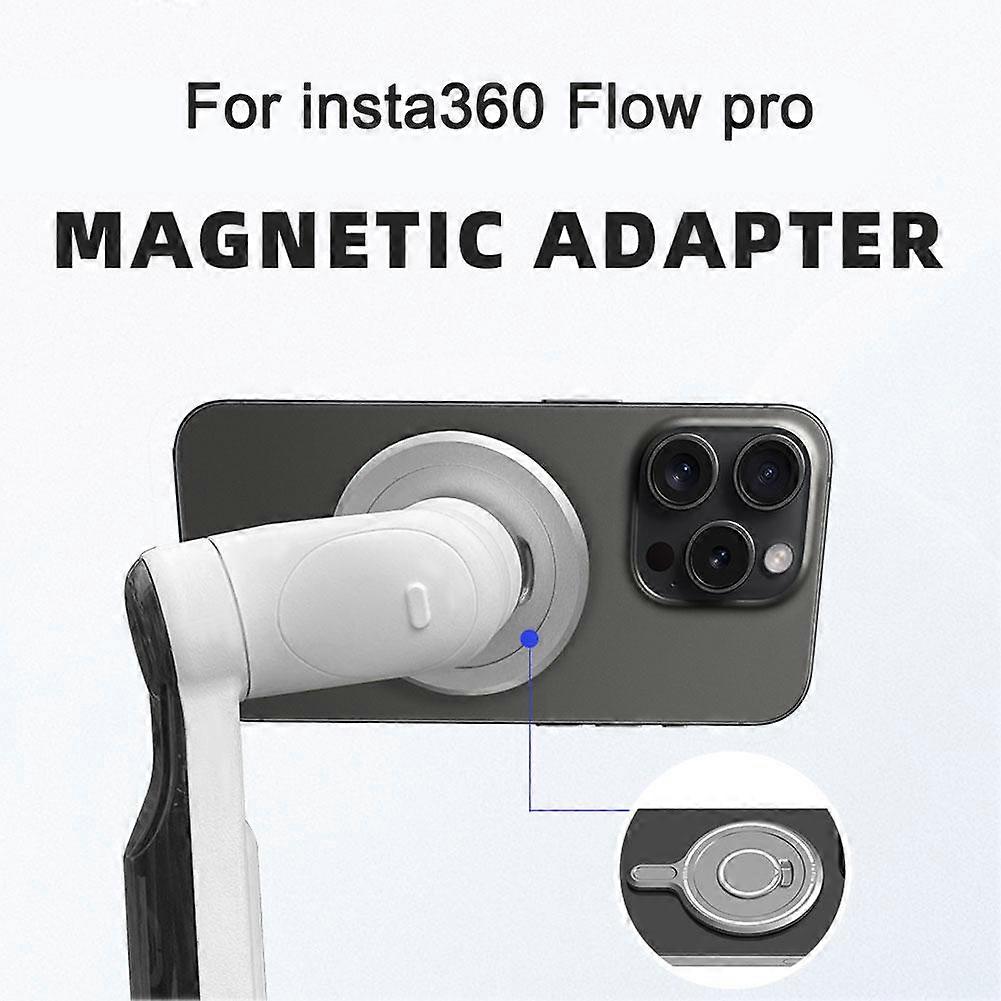 For Insta360 Flow Magnetic Adapter Base Mobile Gimbal Magafe Expansion Parts