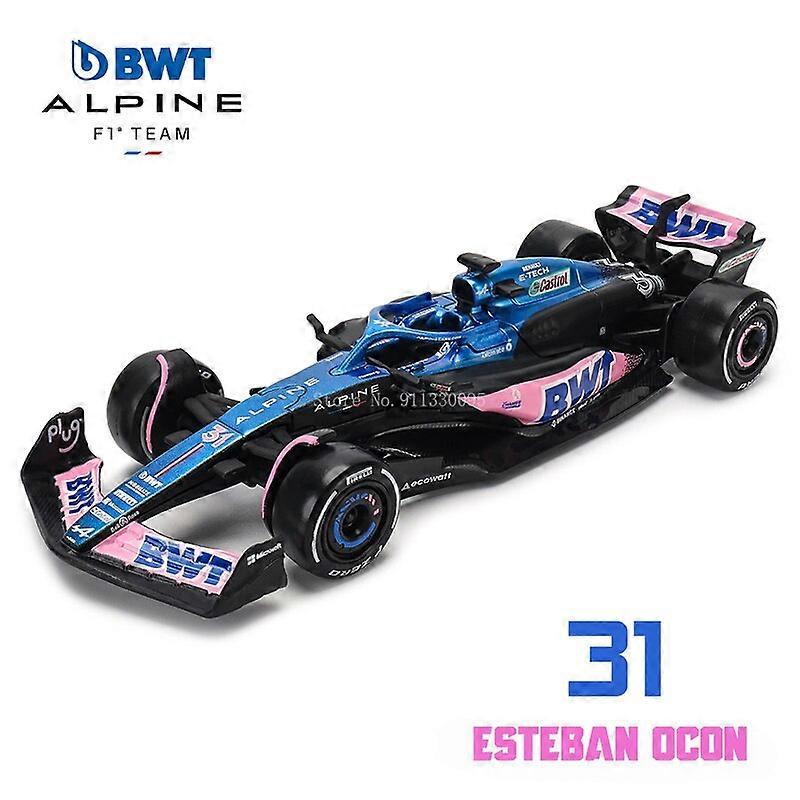 1:43 אלפיני F1 צוות A523 2023 #10 פייר גסלי #31 אסטבן אוקון סגסוגת מכונית למות יצוק מודל צעצוע תחרות אספנות מכוניות צעצוע