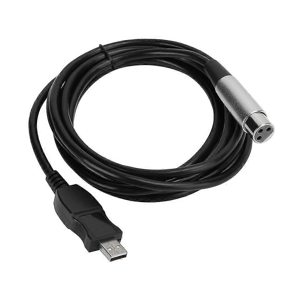Microphone Mic Link Cable Adapter Usb To Xlr Microphone Link Cable Cord 3 Meter