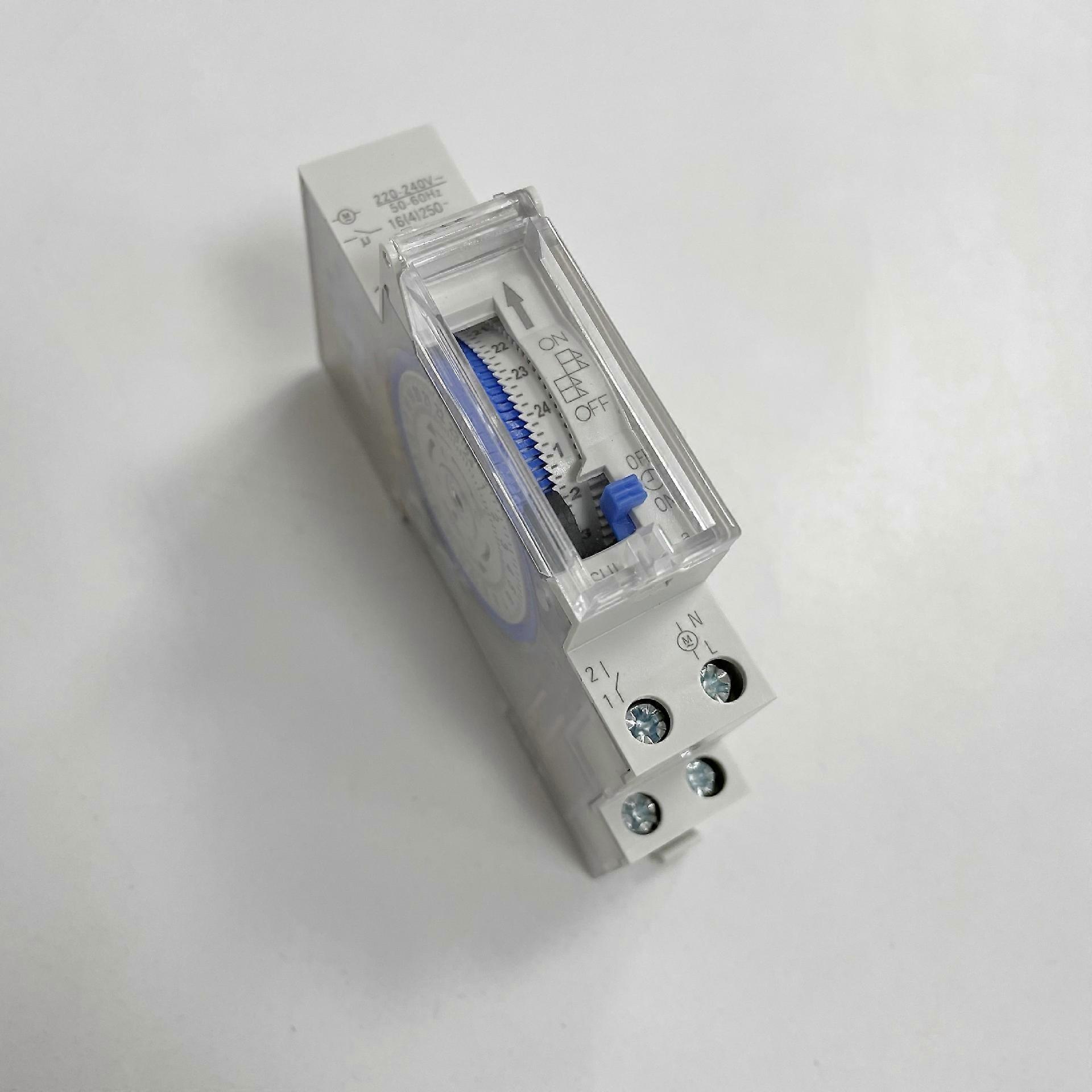 24-hour mechanical timer 15-minute minimum timer, white, 9.2*6.5cm