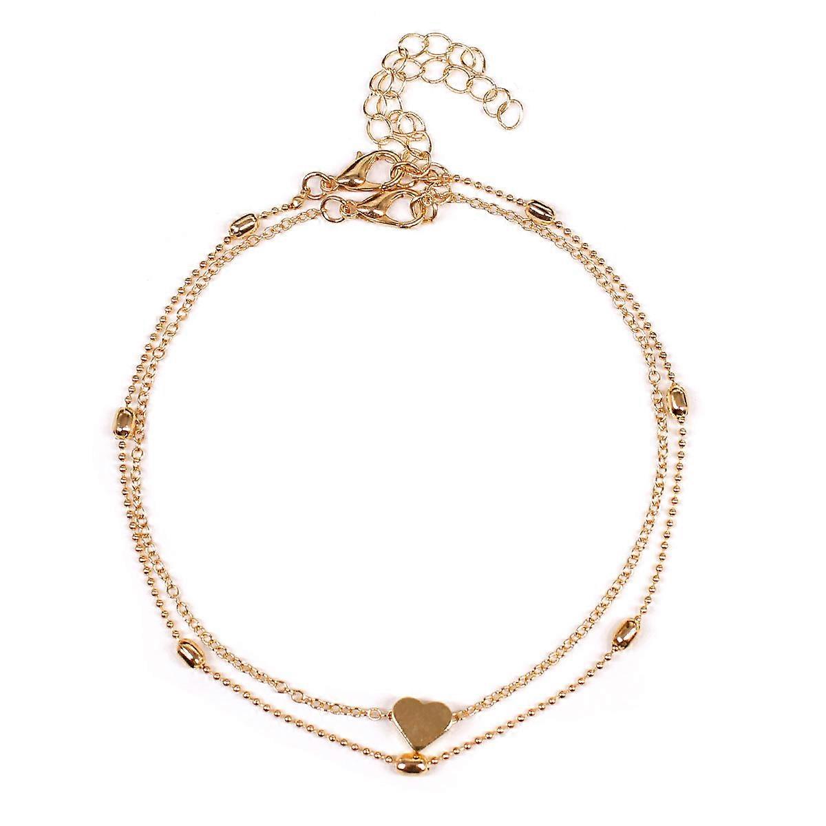 Tobillera de amor con cadena de bolas de verano