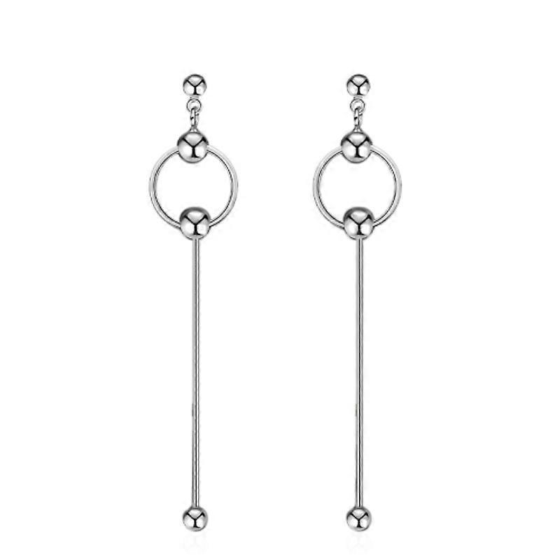 Beaded Strap Drop Earrings