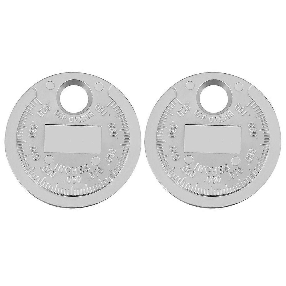 2pcs Spark Plug Gaps Gauge Tool Professional Wire Spark Caliber Measuring Tool