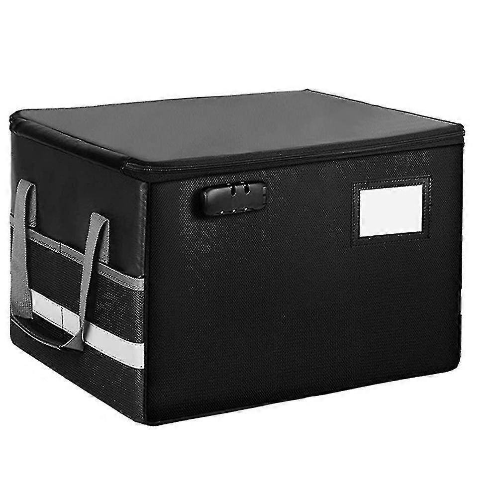 Fireproof File Box With Lock File Box Compatible With Folder Toy Organization