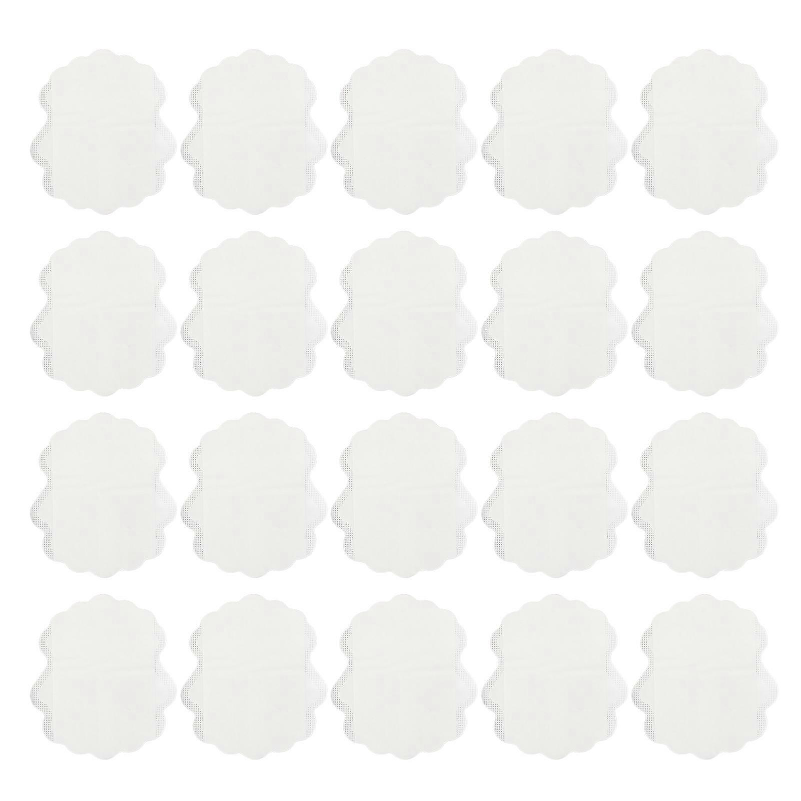 20pcs Underarm Sweat Pad Self Adhesive Absorbent Disposable Armpit Sweat Patch For Collar Hyperhidrosis