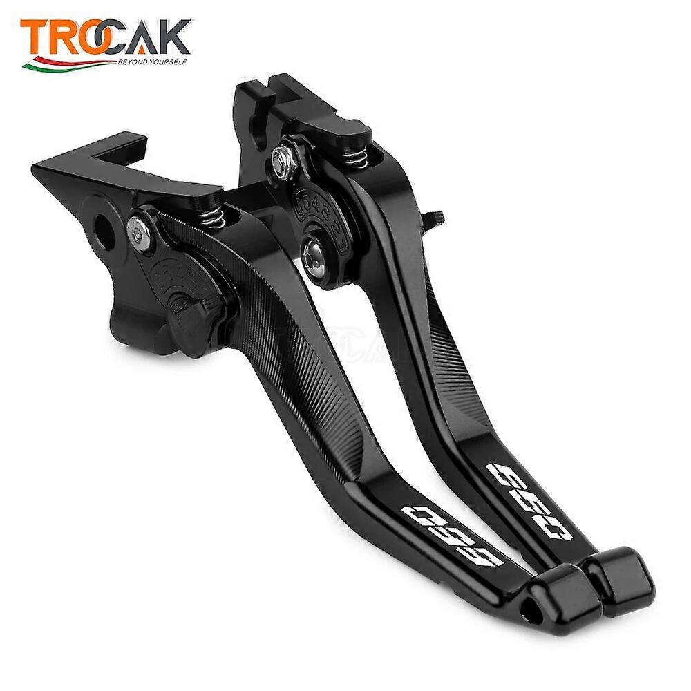 NEW Fits For Trident660 Trident 660 2022 2022 Motorcycle CNC Aluminum Short Brake Clutch Levers Adjustable Logo 660