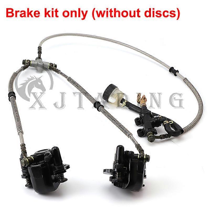 Nožní brzda Zadní hydraulický třmenový systém s dvojitým kotoučem s olejovou nádobkou Pro 150cc 200cc 250cc ATV UTV Buggy Quad Dirt Bike díly