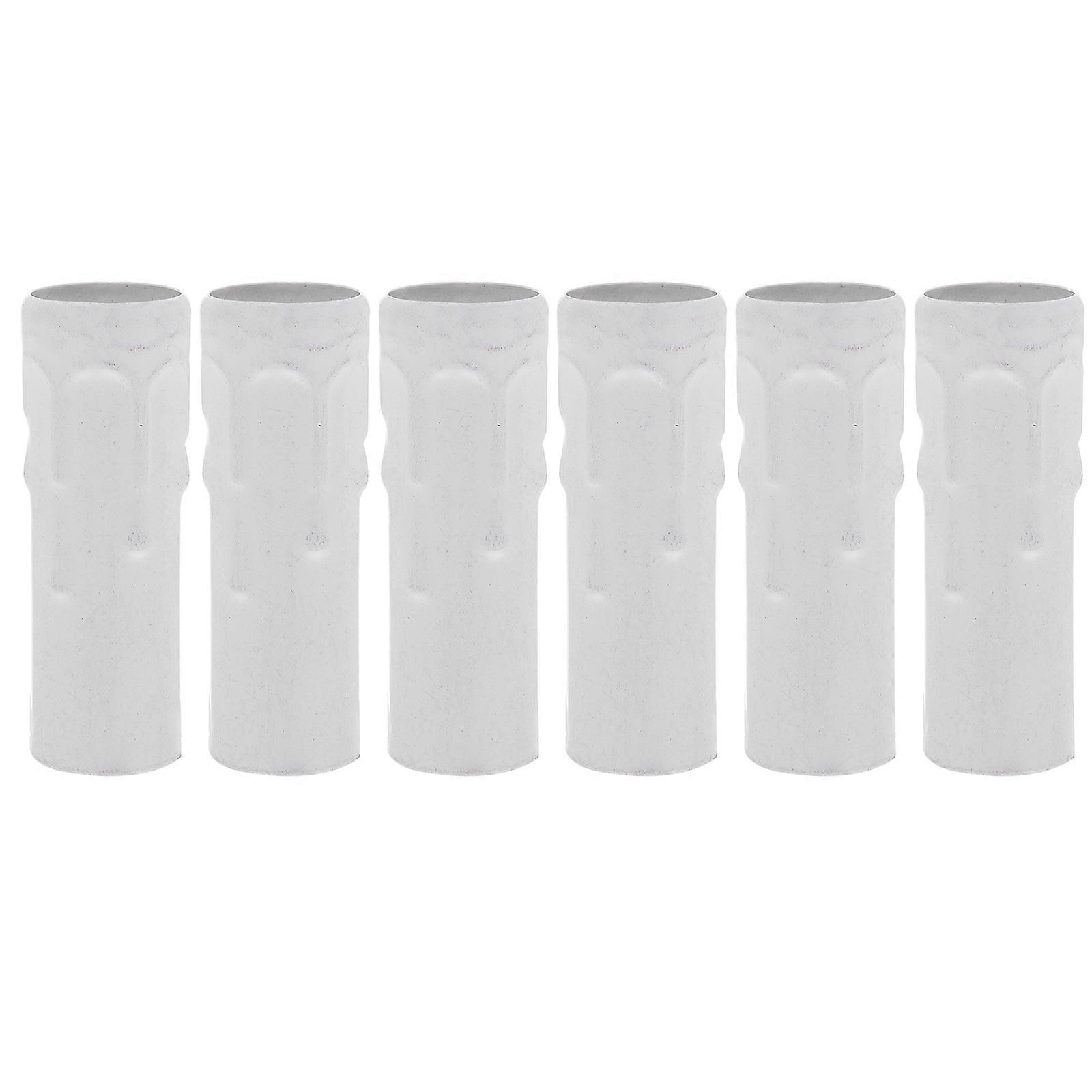 6pcs Chandelier Candle Sleeves E14 Candle Socket Covers Candelabra Base Covers