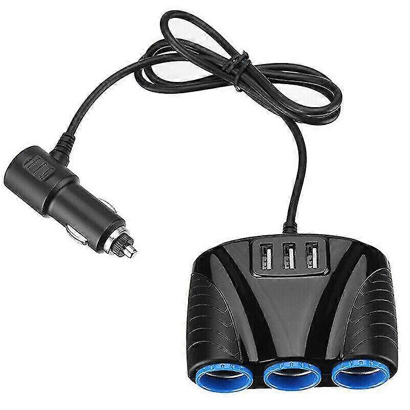 cigarette lighter splitter plug socket charger multi