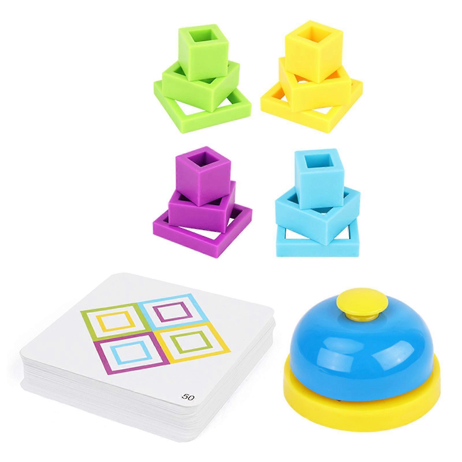 square sharp turn toy desktop games interactive toys 2-4 players