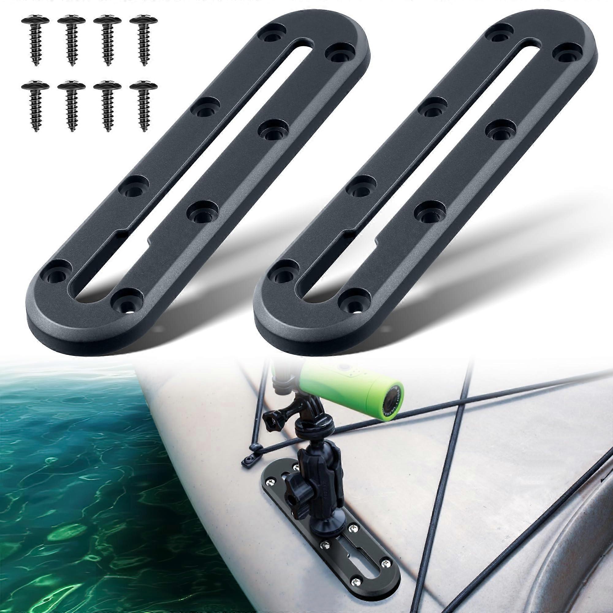 Kayak Track, Kayak Low Profile Track for Fishing Rod Holder, Kayak Gear Track Accessories for Cup Holder, Kayak Accessories Mount Track, Kayak Rail Tr